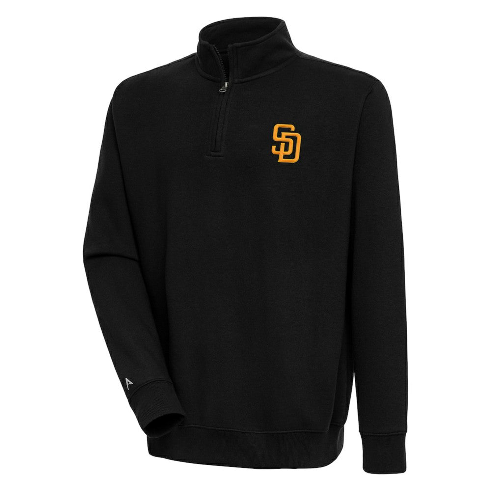 San Diego Padres Antigua Victory Quarter-Zip Pullover Top Sale
