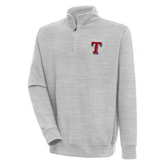 Texas Rangers Antigua Victory Quarter-Zip Pullover Top for sale