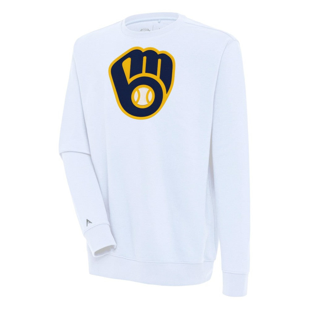 Milwaukee Brewers Antigua Victory Pullover Sweatshirt for sale