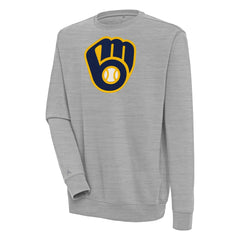 Milwaukee Brewers Antigua Victory Pullover Sweatshirt Online