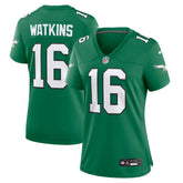 Quez Watkins Philadelphia Eagles Women's Alternate Game Jersey - Kelly Green - Nike