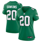Brian Dawkins Philadelphia Eagles Women's Alternate Game Jersey - Kelly Green - Nike