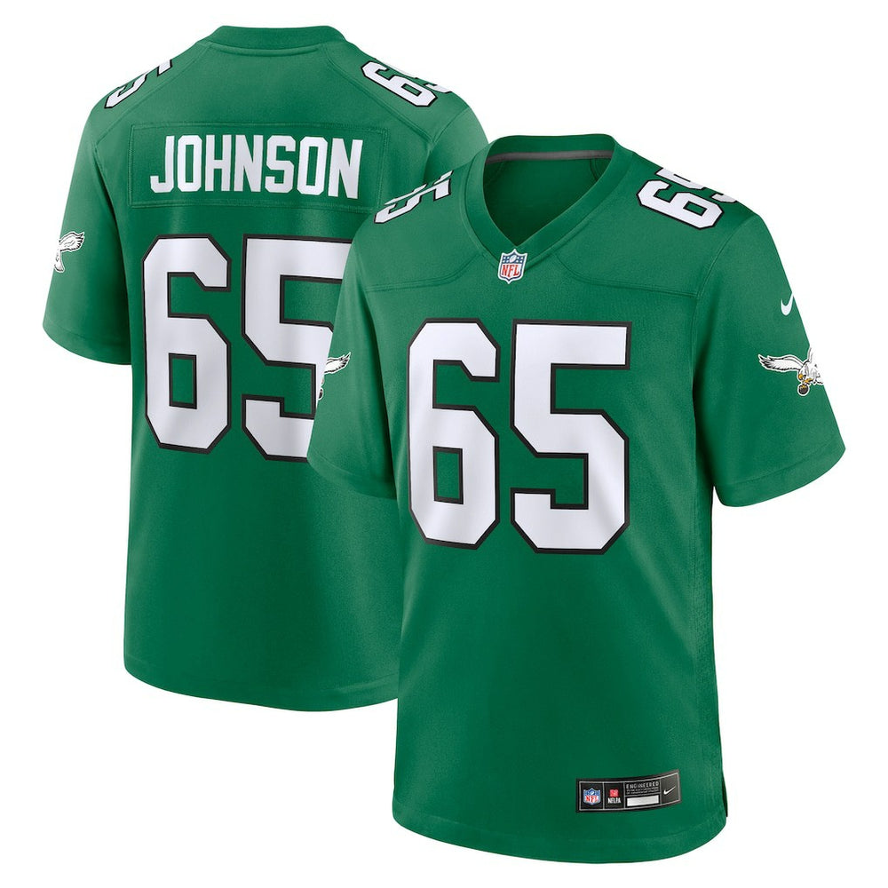 Lane Johnson Philadelphia Eagles Alternate Game Jersey - Kelly Green - Nike