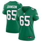 Lane Johnson Philadelphia Eagles Women's Alternate Game Jersey - Kelly Green - Nike