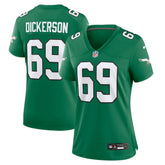 Landon Dickerson Philadelphia Eagles Women's Alternate Game Jersey - Kelly Green - Nike