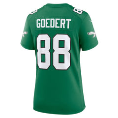 Dallas Goedert Philadelphia Eagles Women's Alternate Game Jersey - Kelly Green - Nike