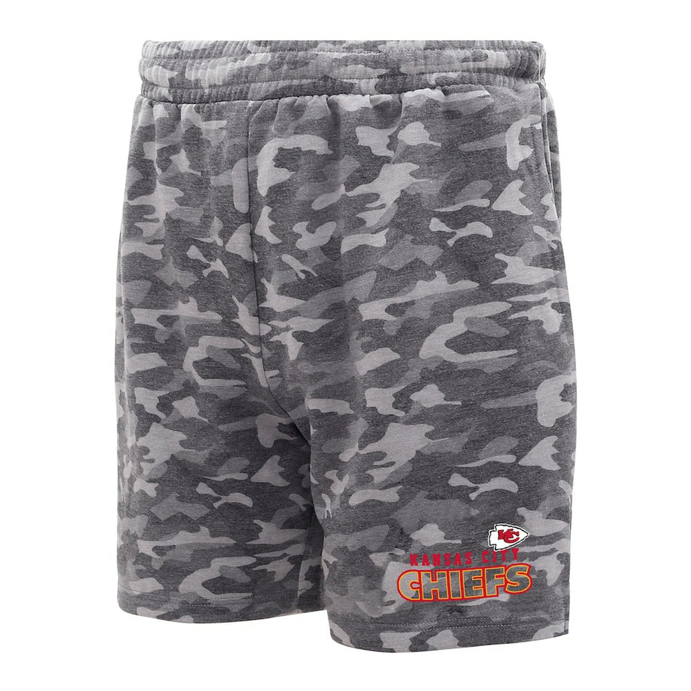 Kansas City Chiefs Concepts Sport Biscayne Camo Shorts - Charcoal - NFL