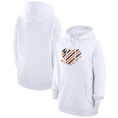 Philadelphia Flyers G-III 4Her by Carl Banks Women's Heart Pullover Hoodie - White | NHL online