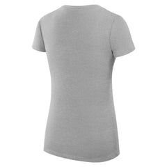 Colorado Avalanche G-III 4Her by Carl Banks Women's Super-Slim Fit Lightweight Heart V-Neck T-Shirt - Heather Gray | NHL on sale