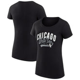 Chicago White Sox G-III 4Her by Carl Banks Women's Super-Slim Fit Lightweight Filigree Team T-Shirt for sale
