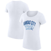 Kansas City Royals G-III 4Her by Carl Banks Women's Super-Slim Fit Lightweight Filigree Team T-Shirt Online