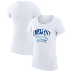 Kansas City Royals G-III 4Her by Carl Banks Women's Super-Slim Fit Lightweight Filigree Team T-Shirt Online