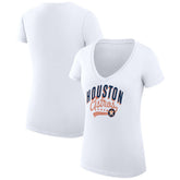 Houston Astros G-III 4Her by Carl Banks Women's Super-Slim Fit Lightweight Filigree Team V-Neck T-Shirt Online