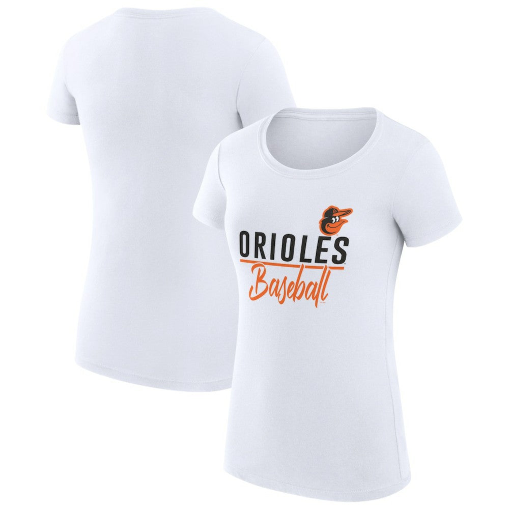Baltimore Orioles G-III 4Her by Carl Banks Women's Super-Slim Fit Lightweight Team Graphic T-Shirt Sale