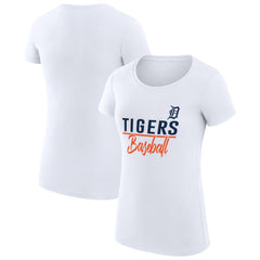 Detroit Tigers G-III 4Her by Carl Banks Women's Super-Slim Fit Lightweight Team Graphic T-Shirt for sale