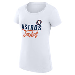 Houston Astros G-III 4Her by Carl Banks Women's Super-Slim Fit Lightweight Team Graphic T-Shirt for sale
