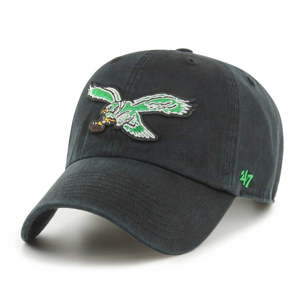 Philadelphia Eagles '47 Clean Up Adjustable Hat - Black - 47 brand