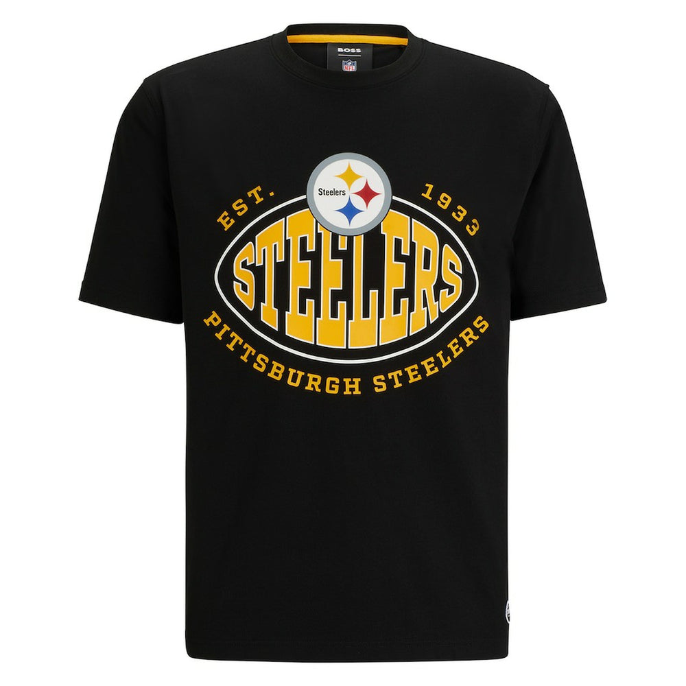 Pittsburgh Steelers BOSS X NFL Trap T-Shirt - Black - NFL