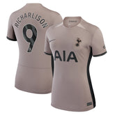 Nike - Richarlison Tottenham Hotspur Women's 2023/24 Third Stadium Replica Player Jersey – Tan