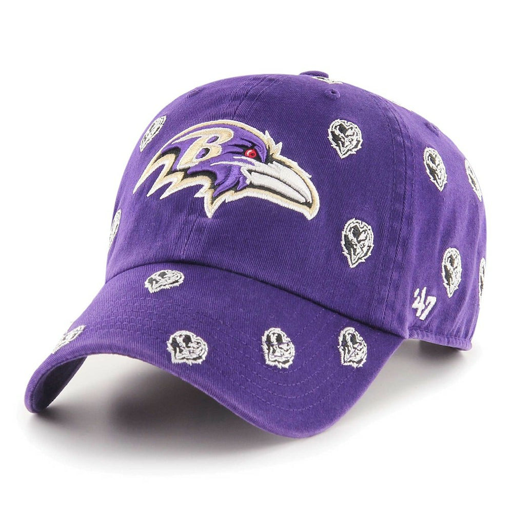 Baltimore Ravens '47 Confetti Clean Up Adjustable Hat - Purple - 47 brand