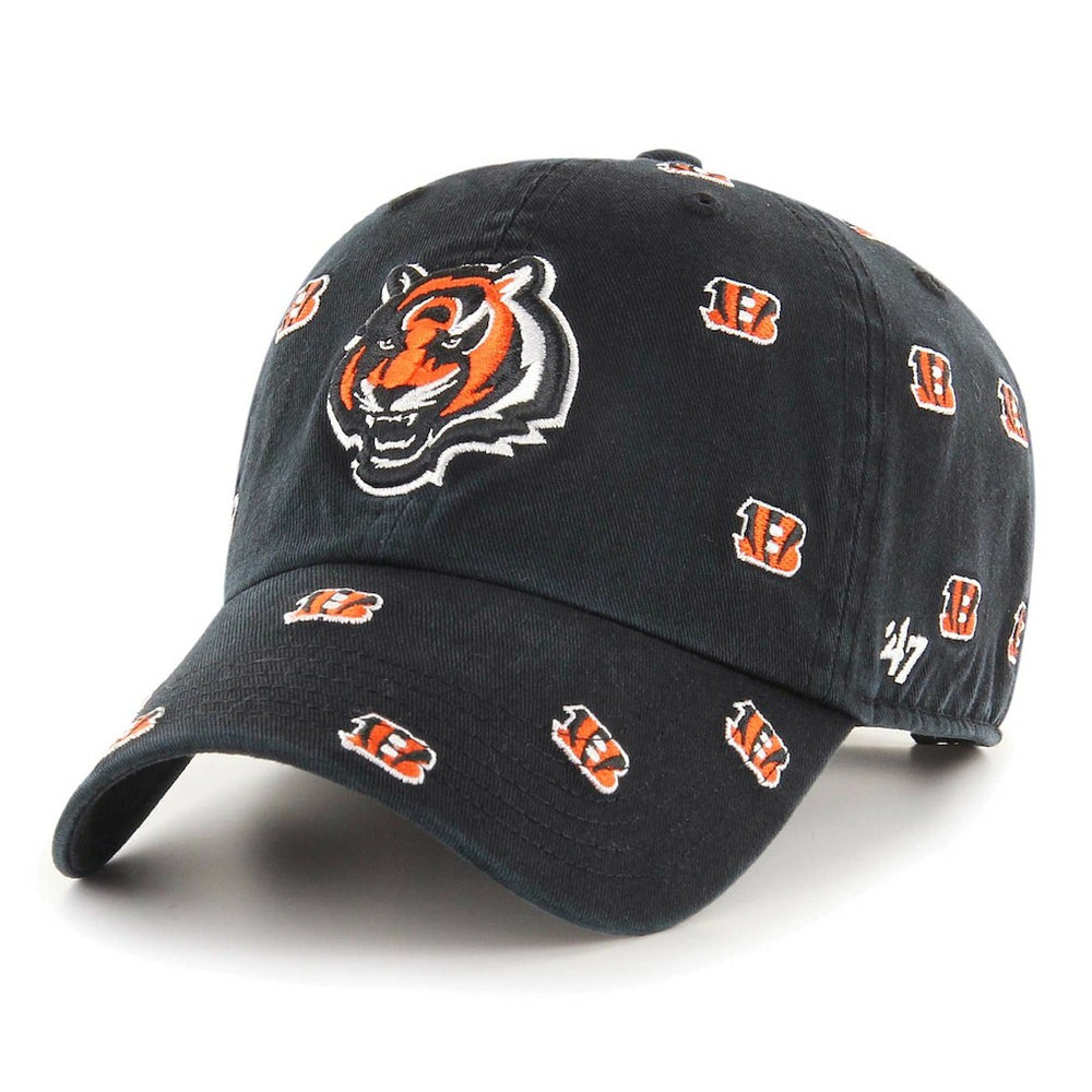 Cincinnati Bengals '47 Confetti Clean Up Adjustable Hat - Black - 47 brand
