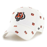 Cincinnati Bengals '47 Confetti Clean Up Adjustable Hat - White - 47 brand