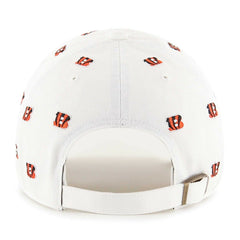 Cincinnati Bengals '47 Confetti Clean Up Adjustable Hat - White - 47 brand