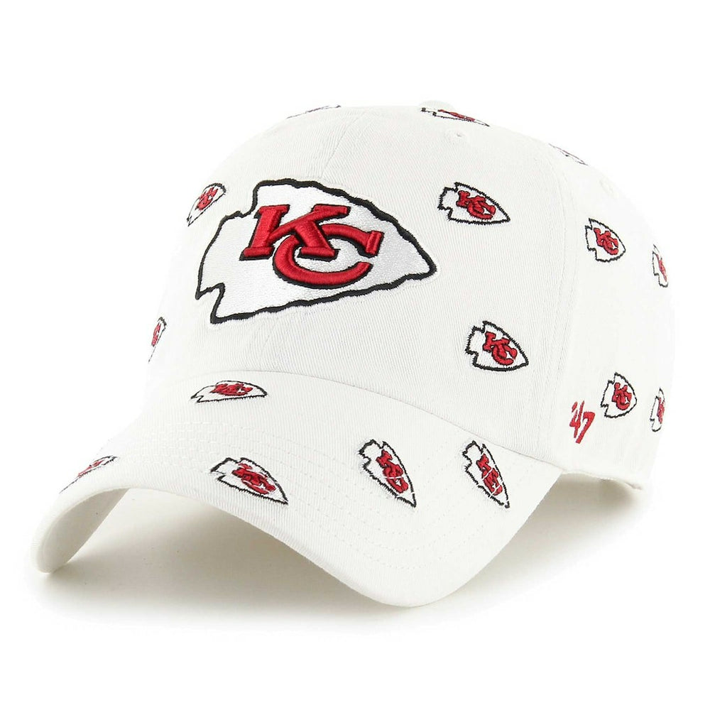 Kansas City Chiefs '47 Confetti Clean Up Adjustable Hat - White - 47 brand