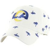Los Angeles Rams '47 Confetti Clean Up Adjustable Hat - White - 47 brand