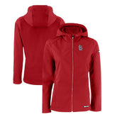 St. Louis Cardinals Cutter & Buck Women's Evoke Eco Softshell Recycled Full-Zip Jacket Discount