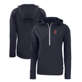 Cleveland Guardians Cutter & Buck Women's Daybreak Eco Recycled Half-Zip Hoodie Sale