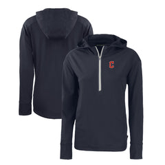 Cleveland Guardians Cutter & Buck Women's Daybreak Eco Recycled Half-Zip Hoodie Sale