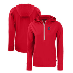Cleveland Guardians Cutter & Buck Women's Daybreak Eco Recycled Half-Zip Hoodie Discount