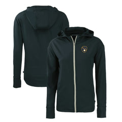 Milwaukee Brewers Cutter & Buck Women's Daybreak Eco Recycled Full-Zip Hoodie Near Me