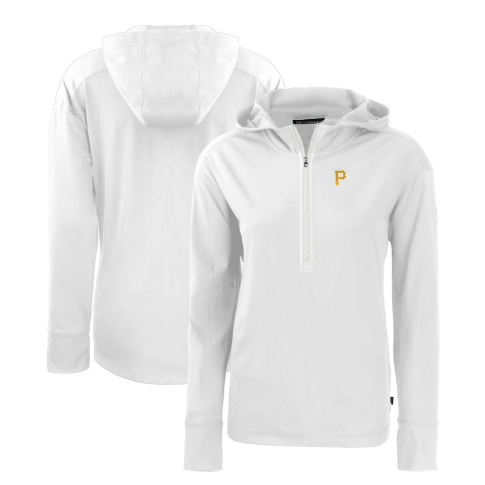 Pittsburgh Pirates Cutter & Buck Women's Daybreak Eco Recycled Half-Zip Hoodie Sale