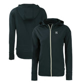 New York Yankees Cutter & Buck Women's Daybreak Eco Recycled Full-Zip Hoodie Online