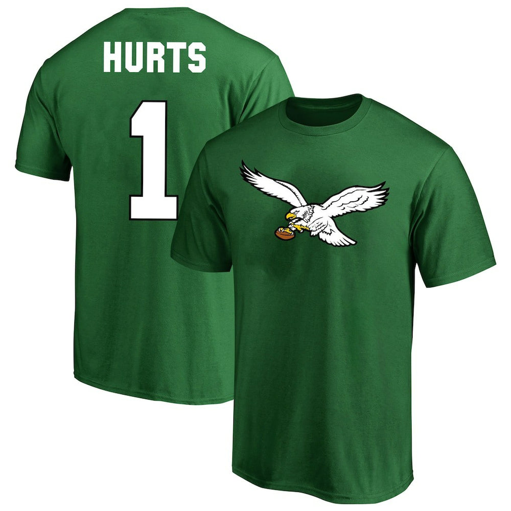 Jalen Hurts Philadelphia Eagles Big & Tall Player Name & Number T-Shirt - Kelly Green - Fanatics