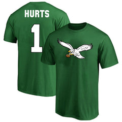 Jalen Hurts Philadelphia Eagles Big & Tall Player Name & Number T-Shirt - Kelly Green - Fanatics
