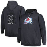 Nathan MacKinnon Colorado Avalanche Profile Big & Tall Name & Number Pullover Hoodie - Charcoal | NHL sale