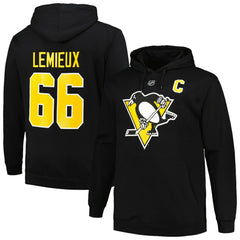 Mario Lemieux Pittsburgh Penguins Mitchell & Ness Name & Number Pullover Hoodie - Black | NHL sale