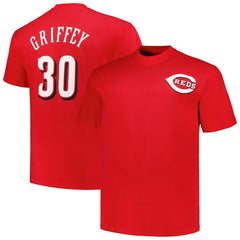 Ken Griffey Cincinnati Reds Profile Big & Tall Cooperstown Collection Player Name & Number T-Shirt Online