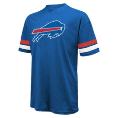 Josh Allen Buffalo Bills Majestic Threads Name & Number Oversize Fit T-Shirt - Royal - NFL