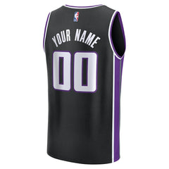 Fanatics Sacramento Kings Fast Break Custom Jersey Icon Edition Black
