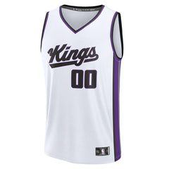 Fanatics Sacramento Kings Fast Break Custom Jersey Association Edition White