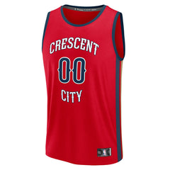 Fanatics New Orleans Pelicans Fast Break Custom Jersey Statement Edition Red