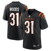 Ickey Woods Cincinnati Bengals Retired Player Game Jersey - Black - Nike