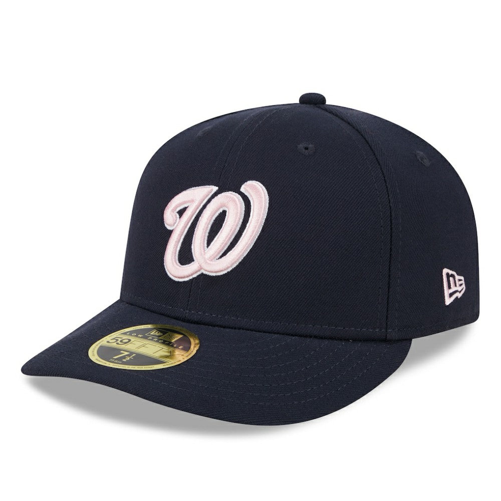 New Era Washington Nationals Navy 2024 Mother's Day Low Profile 59FIFTY Fitted Hat for sale