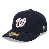 New Era Washington Nationals Navy 2024 Mother's Day Low Profile 59FIFTY Fitted Hat for sale