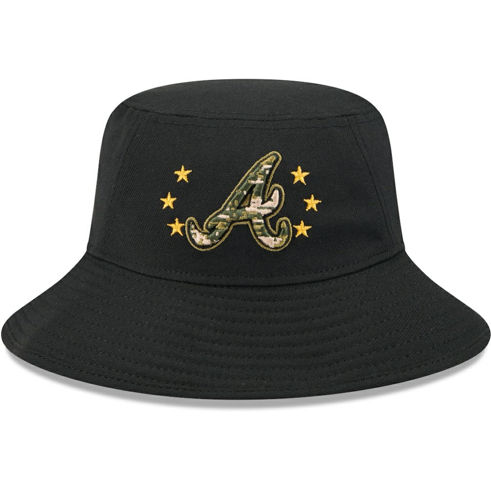Atlanta Braves New Era 2024 Armed Forces Day Bucket Hat Discount