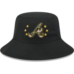 Atlanta Braves New Era 2024 Armed Forces Day Bucket Hat Discount